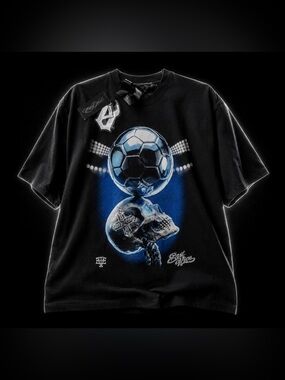 Evil Vice ‘World Cup Inspired Skull’ Graphic Tee - Size XXL - NWT